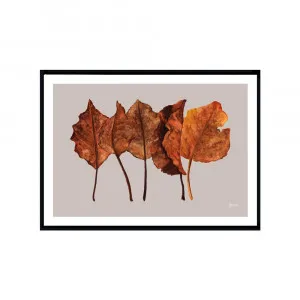 One Fine Autumn Day 1 in Pale Slate, Fine Art | FRAMED Black Boxed Frame A3 (29.7cm x 42cm) With White Border Landscape by Luxe Mirrors, a Artwork & Wall Decor for sale on Style Sourcebook