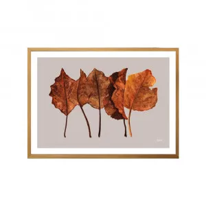 One Fine Autumn Day 1 in Pale Slate, Fine Art | FRAMED Tasmanian Oak Boxed Frame A3 (29.7cm x 42cm) With White Border Landscape by Luxe Mirrors, a Artwork & Wall Decor for sale on Style Sourcebook