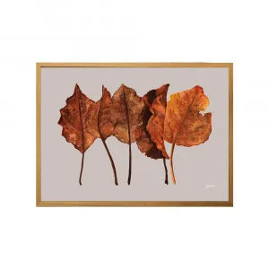 One Fine Autumn Day 1 in Pale Slate, Fine Art | FRAMED Tasmanian Oak Boxed Frame A3 (29.7cm x 42cm) No White Border Landscape by Luxe Mirrors, a Artwork & Wall Decor for sale on Style Sourcebook