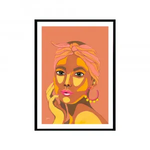 They call me Lola in Sandstone Fine Art Print | FRAMED Black Boxed Frame A3 (29.7cm x 42cm) With White Border by Luxe Mirrors, a Artwork & Wall Decor for sale on Style Sourcebook