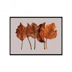 One Fine Autumn Day 1 in Pale Slate, Fine Art | FRAMED Black Boxed Frame A3 (29.7cm x 42cm) No White Border Portrait by Luxe Mirrors, a Artwork & Wall Decor for sale on Style Sourcebook