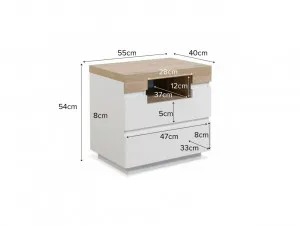 Sadie Bedside Table by Mocka, a Bedside Tables for sale on Style Sourcebook