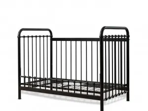 Sonata Cot Toddler Bed Conversion - Black by Mocka, a Cots & Bassinets for sale on Style Sourcebook