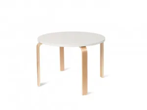Hudson Kids Round Table - White/Natural by Mocka, a Kids Furniture & Bedding for sale on Style Sourcebook