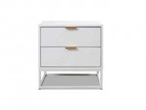 Inca Bedside Table - White by Mocka, a Bedside Tables for sale on Style Sourcebook
