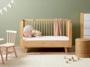 Aspen Cot Toddler Bed Conversion - Natural Birch by Mocka, a Cots & Bassinets for sale on Style Sourcebook