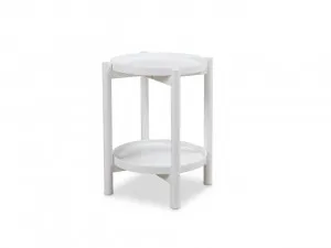 Olwyn Side Table - White by Mocka, a Side Table for sale on Style Sourcebook