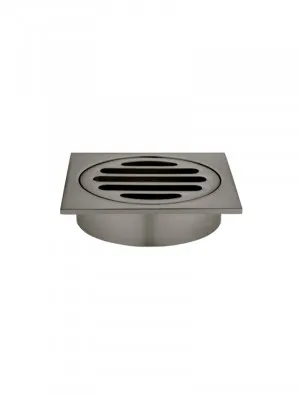 Meir | Shadow  Square Floor Grate Shower Drain 80mm outlet by Meir, a Showers for sale on Style Sourcebook