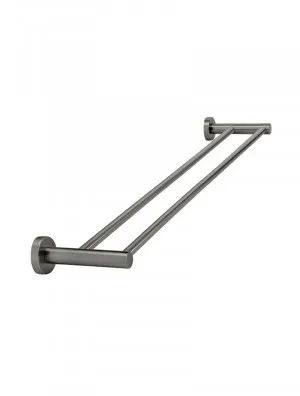Meir | Shadow Round Double Towel Rail 600mm by Meir, a Towel Rails for sale on Style Sourcebook