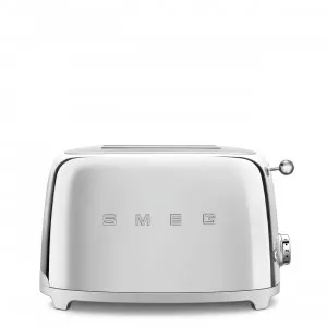 TOASTER 50's STYLE 2 SLICE stainless steel by Smeg, a Small Kitchen Appliances for sale on Style Sourcebook