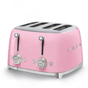 TOASTER 50's STYLE 4 SLOT PINK by Smeg, a Small Kitchen Appliances for sale on Style Sourcebook