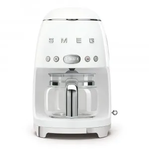 RETRO DRIP FILTER COFFEE MACHINE-WHITE by Smeg, a Small Kitchen Appliances for sale on Style Sourcebook