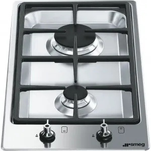30cm Classic Domino 2 Burner Gas Cooktop by Smeg, a Cooktops for sale on Style Sourcebook