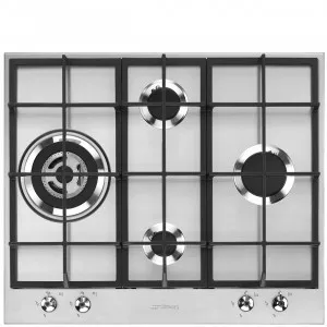 60cm Classic 4 Burner Gas C/Top Front Ctrl Top Mount by Smeg, a Cooktops for sale on Style Sourcebook
