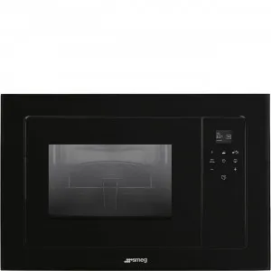 Built-in Microwave Oven - Black Glass by Smeg, a Microwave Ovens for sale on Style Sourcebook