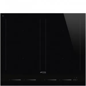 60cm Linea Black Induction Cooktop by Smeg, a Cooktops for sale on Style Sourcebook