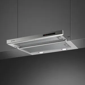 Deluxe 60cm Telecopic Rangehood with LED Lights S/S by Smeg, a Rangehoods for sale on Style Sourcebook