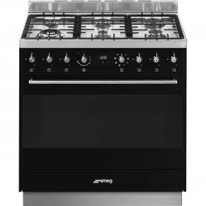 90cm Classic Dual Fuel FS Cooker (6 Burners/8 Functions) ANT by Smeg, a Cooktops for sale on Style Sourcebook
