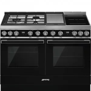 120cm Freestanding Cooker - Black by Smeg, a Cooktops for sale on Style Sourcebook