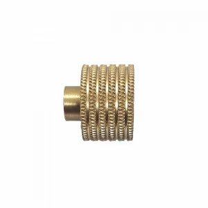 TUNIE SOLID BRASS KNURLED KNOB by Hardware Concepts, a Cabinet Hardware for sale on Style Sourcebook