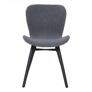 Batilda Dining Chair in Monza Anthracite / Black Leg by OzDesignFurniture, a Dining Chairs for sale on Style Sourcebook