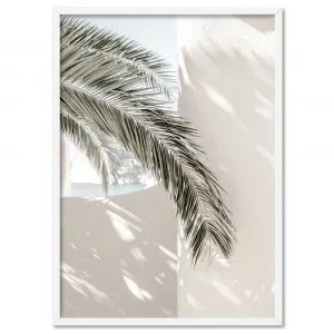 Mediterranean Palm Shadow - Art Print by Print and Proper, a Prints for sale on Style Sourcebook