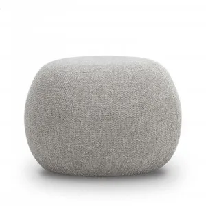 Venus Round Ottoman Pouf, Light Grey by L3 Home, a Ottomans for sale on Style Sourcebook