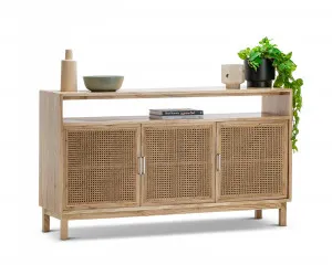 Atlanta Rattan & Mindi Wood Sideboard Buffet by L3 Home, a Sideboards, Buffets & Trolleys for sale on Style Sourcebook