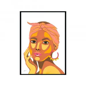 They call me Lola in White Fine Art Print | FRAMED Black Boxed Frame A3 (29.7cm x 42cm) No White Border by Luxe Mirrors, a Artwork & Wall Decor for sale on Style Sourcebook