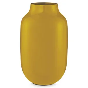 Pip Studio Lillo Metal Vase, Large, Yellow by Pip Studio, a Vases & Jars for sale on Style Sourcebook