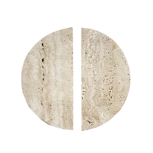 HEMI TRAVERTINE HANDLE PAIR by Hardware Concepts, a Cabinet Hardware for sale on Style Sourcebook