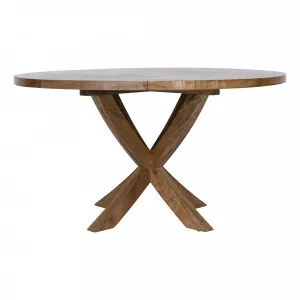 Mango Creek Round Dining Table 140cm in Mangowood Clear by OzDesignFurniture, a Dining Tables for sale on Style Sourcebook