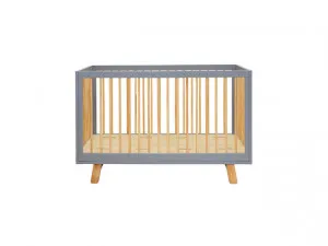 Aspen Cot - Grey/Natural by Mocka, a Cots & Bassinets for sale on Style Sourcebook