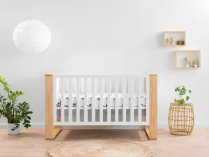 Boston Cot - White/Natural by Mocka, a Cots & Bassinets for sale on Style Sourcebook
