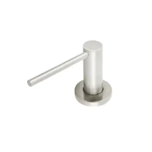 Meir Round Soap Dispenser - Brushed Nickel by Meir, a Soap Dishes & Dispensers for sale on Style Sourcebook