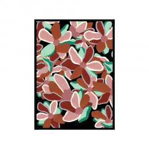 Flowers for Days #1 in Earth Multi Fine Art Print | FRAMED Black Boxed Frame A3 (29.7cm x 42cm) No White Border by Luxe Mirrors, a Artwork & Wall Decor for sale on Style Sourcebook