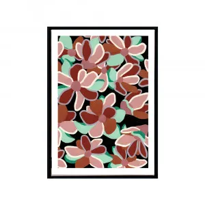 Flowers for Days #2 in Earth Multi Fine Art Print | FRAMED Black Boxed Frame A3 (29.7cm x 42cm) With White Border by Luxe Mirrors, a Artwork & Wall Decor for sale on Style Sourcebook