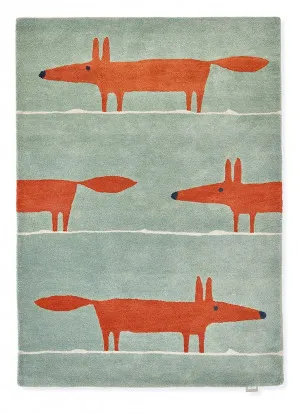 Scion Mr - Fox - Mint Poppy 025313 by Scion, a Contemporary Rugs for sale on Style Sourcebook