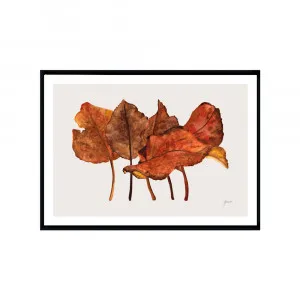 One Fine Autumn Day 2 in Light Linen Fine Art | FRAMED Black Boxed Frame A3 (29.7cm x 42cm) With White Border by Luxe Mirrors, a Artwork & Wall Decor for sale on Style Sourcebook