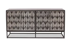 Bermuda Classic Sideboard, Black Bone Inlay, by Lounge Lovers by Lounge Lovers, a Sideboards, Buffets & Trolleys for sale on Style Sourcebook