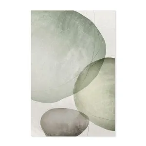 Abstract Circles Sage , By Dear Musketeer Studio by Gioia Wall Art, a Prints for sale on Style Sourcebook