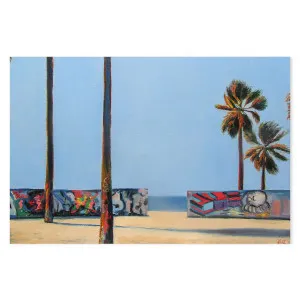 Graffiti Wall And Ocean , By Ieva Baklane by Gioia Wall Art, a Prints for sale on Style Sourcebook