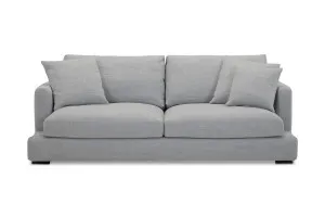 Long Beach Coastal 3 Seat Sofa, Light Grey, by Lounge Lovers by Lounge Lovers, a Sofas for sale on Style Sourcebook