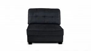 Enzo Armless Chair Module Coal & Jet by James Lane, a Sofas for sale on Style Sourcebook