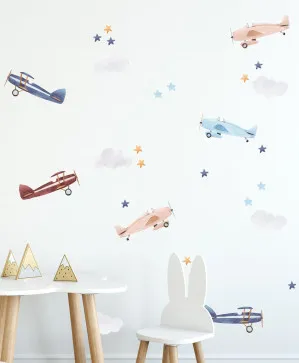 Up in the Sky Decal Set by oliveetoriel.com, a Kids Stickers & Decals for sale on Style Sourcebook