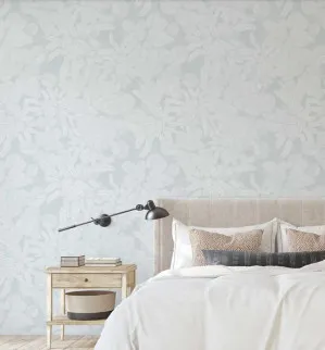 Soft Foliage | Duck Egg Blue Wallpaper by oliveetoriel.com, a Wallpaper for sale on Style Sourcebook