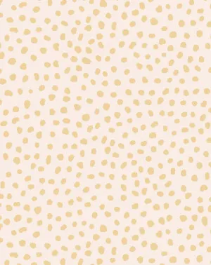 Gigi's Dots Wallpaper in Mustard by oliveetoriel.com, a Wallpaper for sale on Style Sourcebook