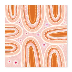 Hills on country , By Sherri Cummins by Gioia Wall Art, a Aboriginal Art for sale on Style Sourcebook