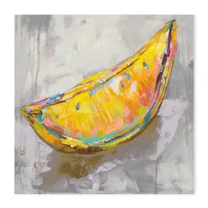 Lemon Wedge Neutral, Style B , By Jeanette Vertentes by Gioia Wall Art, a Prints for sale on Style Sourcebook