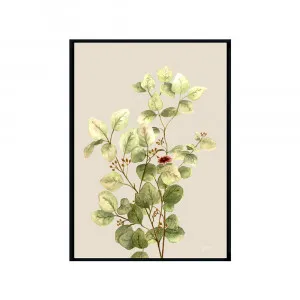 Eucalyptus Native Living 3 in Ivory Fine Art Print | FRAMED Black Boxed Frame A3 (29.7cm x 42cm) No White Border by Luxe Mirrors, a Artwork & Wall Decor for sale on Style Sourcebook